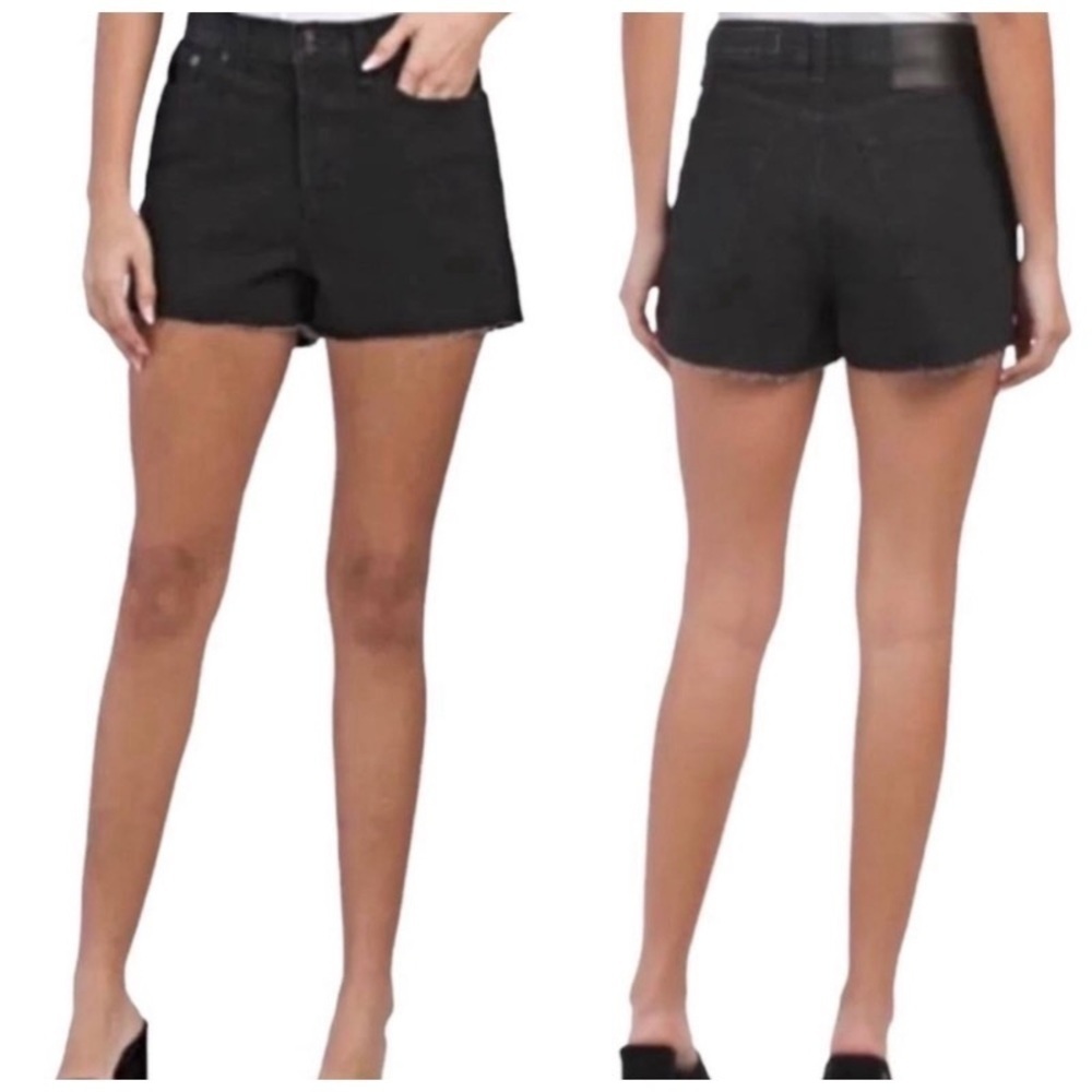 RAG & BONE Maya High-Rise Shorts in Black